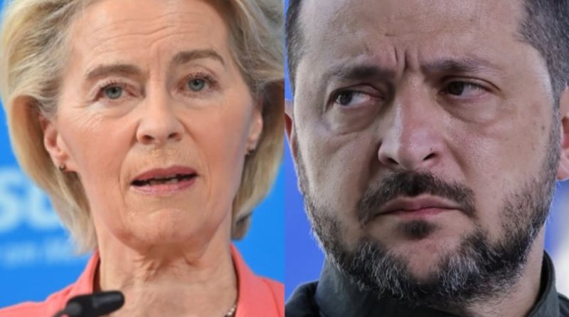 După ce SUA s-a îndepărtat de Ucraina , Ursula von der Leyer anunță că Europa va pompa și mai mulți bani în conturile lui Zelenski După ce SUA s-a îndepărtat de Ucraina , Ursula von der Leyer anunță că Europa va pompa și mai mulți bani în conturile lui Zelenski